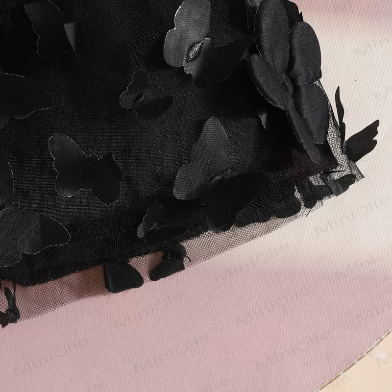 Baby Girl Floral/Heart Patch Tulle Dress - image 10