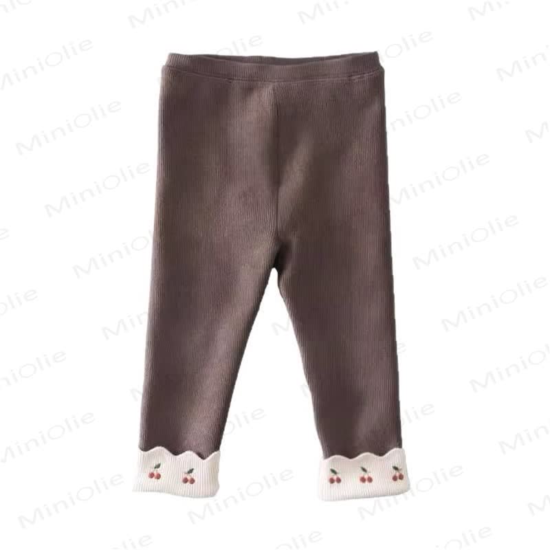 Toddler Cherry Fleece Lined Leggings  - image 5