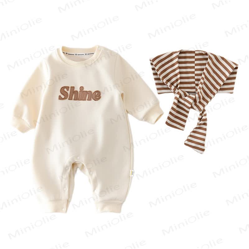 SHINE Baby Romper with Striped Shawl - image 6