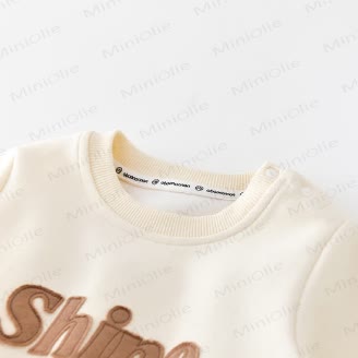 SHINE Baby Romper with Striped Shawl - image 3