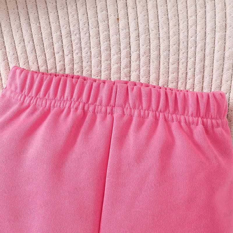 Baby Toddler Girl Pink Tie Sweatshirt and Jogger 2-piece Set - image 6