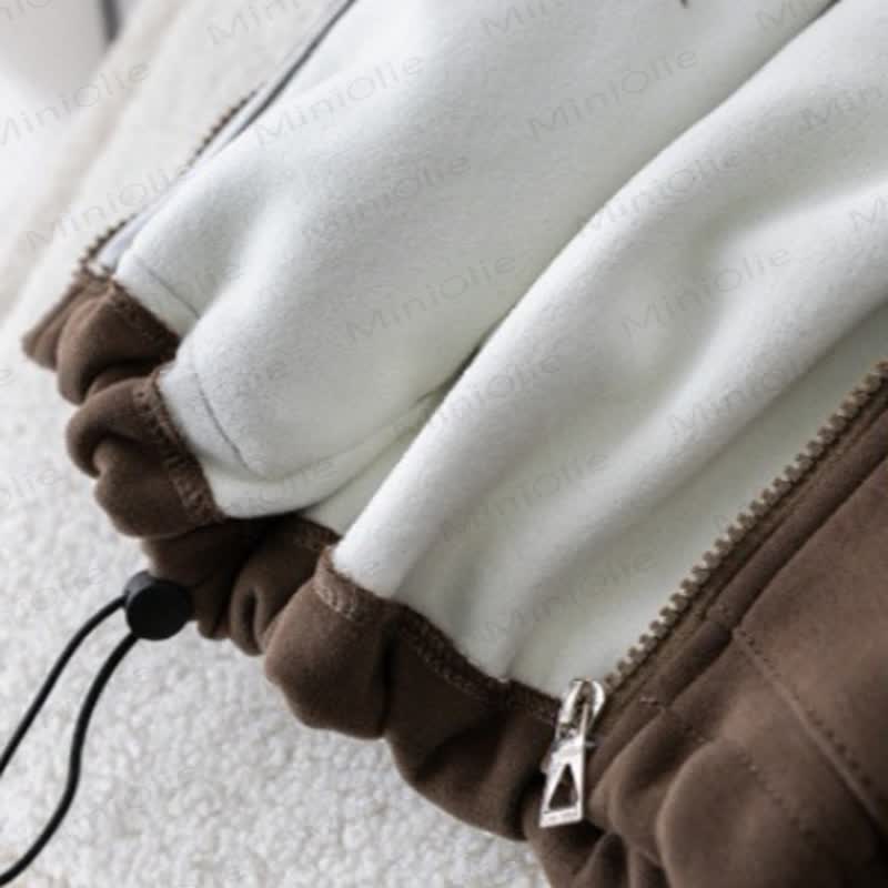 Baby Toddler Mock Neck Fleece Zip Up 2-piece Set - image 6