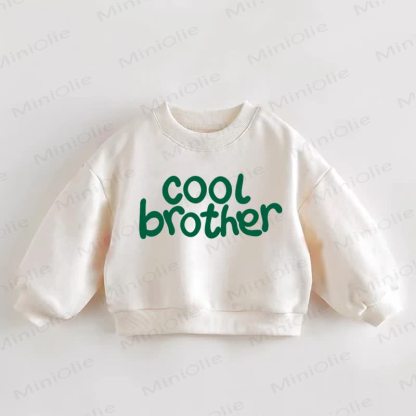 COOL BROTHER Baby Toddler Cream Sweatshirt - Cream - 3-5T - image 1
