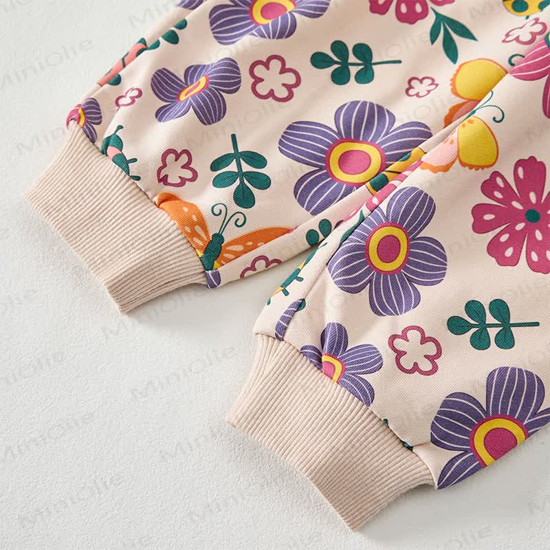 Baby Flower Butterfly Print 2-piece Set - image 5