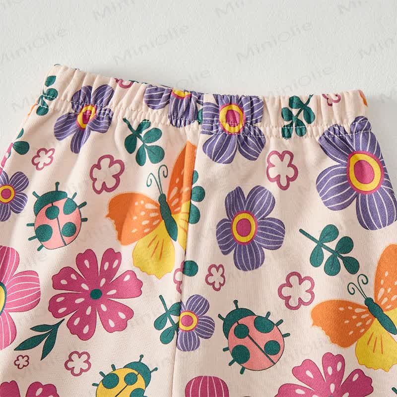 Baby Flower Butterfly Print 2-piece Set - image 4