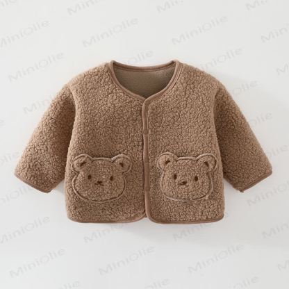 Baby Bear PocketFleece Outerwear - Coffee - 2-3T - image 4
