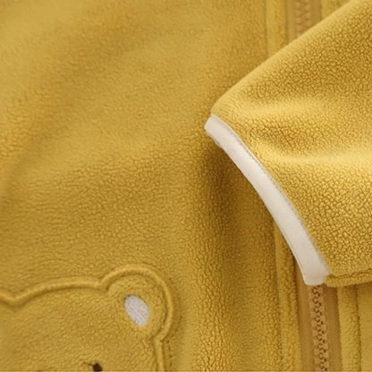 Baby Toddler Cartoon Bear Fleece Hoodie - image 4