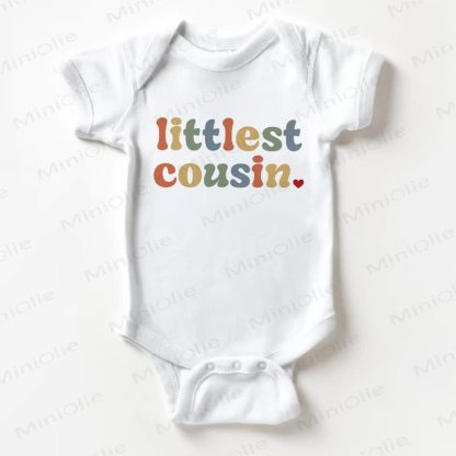 LITTLEST COUSIN Baby White Bodysuit - White - 18-24M - image 1