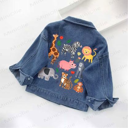 Toddler Kid Animal Denim Jacket - image 2