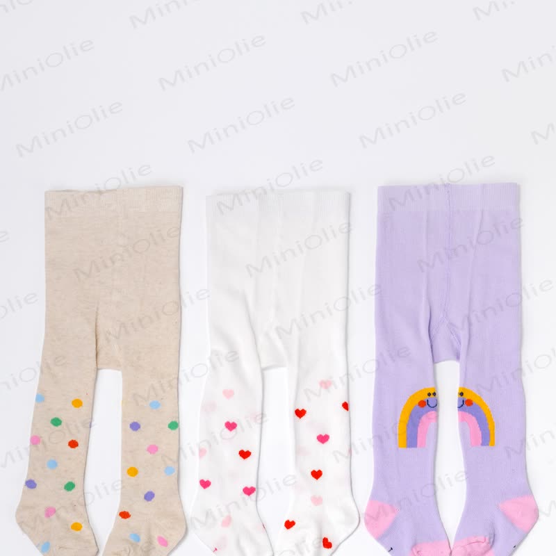 3-Pack Baby Mixed Print Footed Leggings - image 9