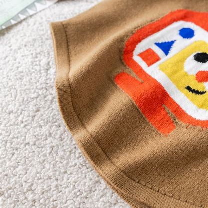 Baby Toddler Boy Cartoon Print Layered Knit 3-piece Set - image 12