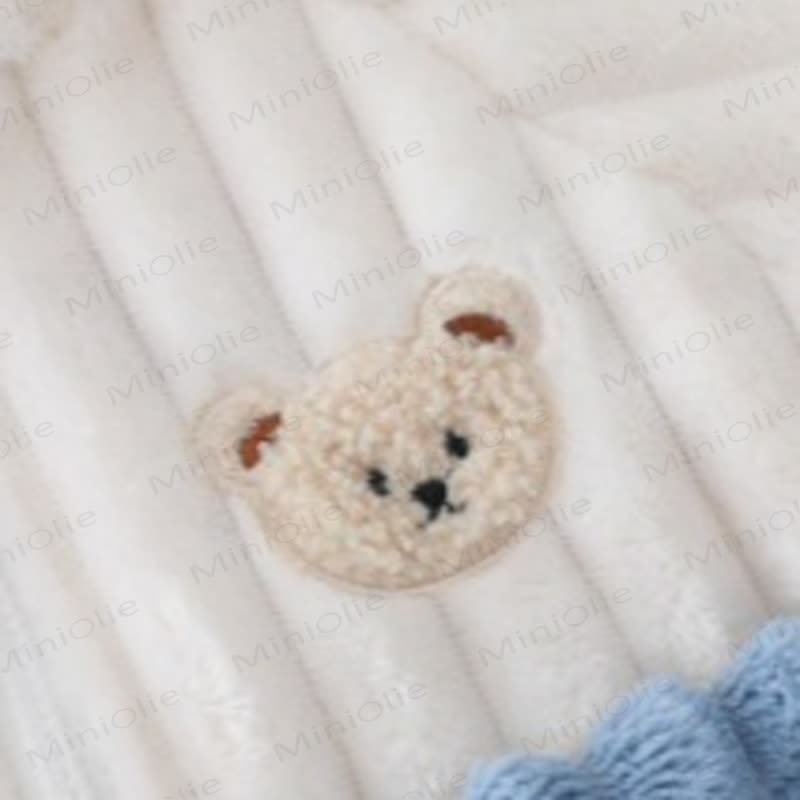 Baby Toddler Animal Patch Plush Zip Jacket and Pants 2-piece Set - image 8