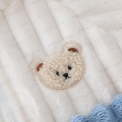 Baby Toddler Animal Patch Plush Zip Jacket and Pants 2-piece Set - image 8