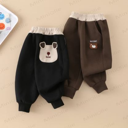 WOW! Baby Toddler Boy Bear Patch Jogger - image 7