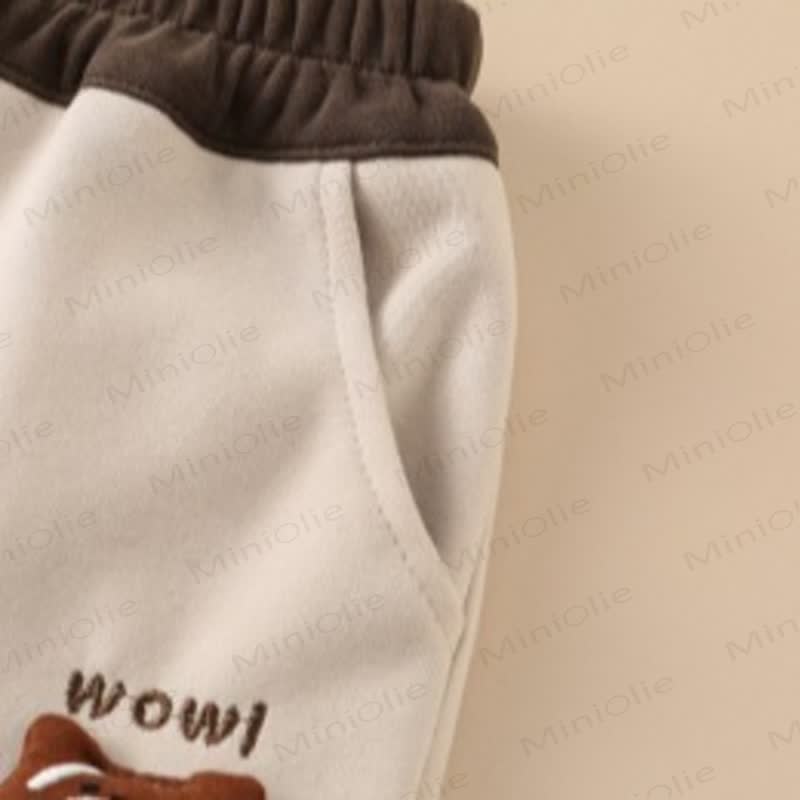 WOW! Baby Toddler Boy Bear Patch Jogger - image 8