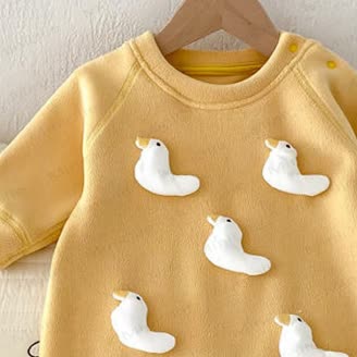 Baby Cozy Animal Fleece Lined Romper - image 3