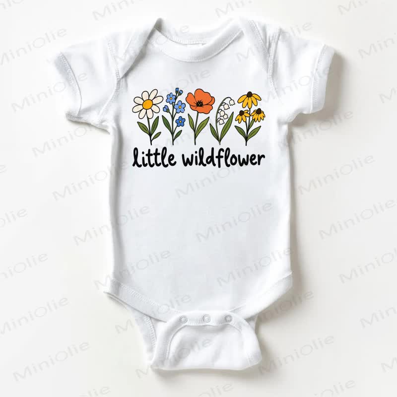 LITTLE WILDFLOWER Baby White Bodysuit - White - 18-24M - image 1