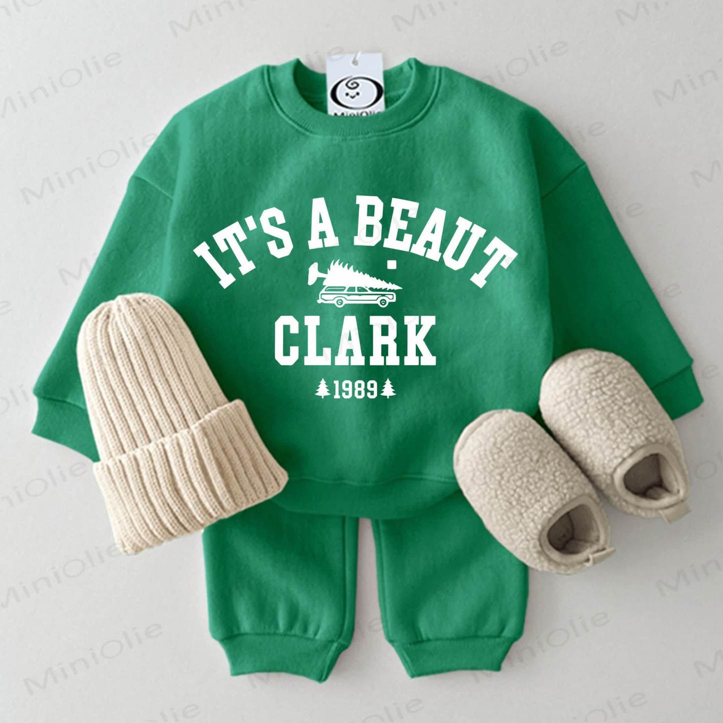 IT'S A BEAUT CLARK Baby 2-piece Green Set - Green - 2-3T - image 1
