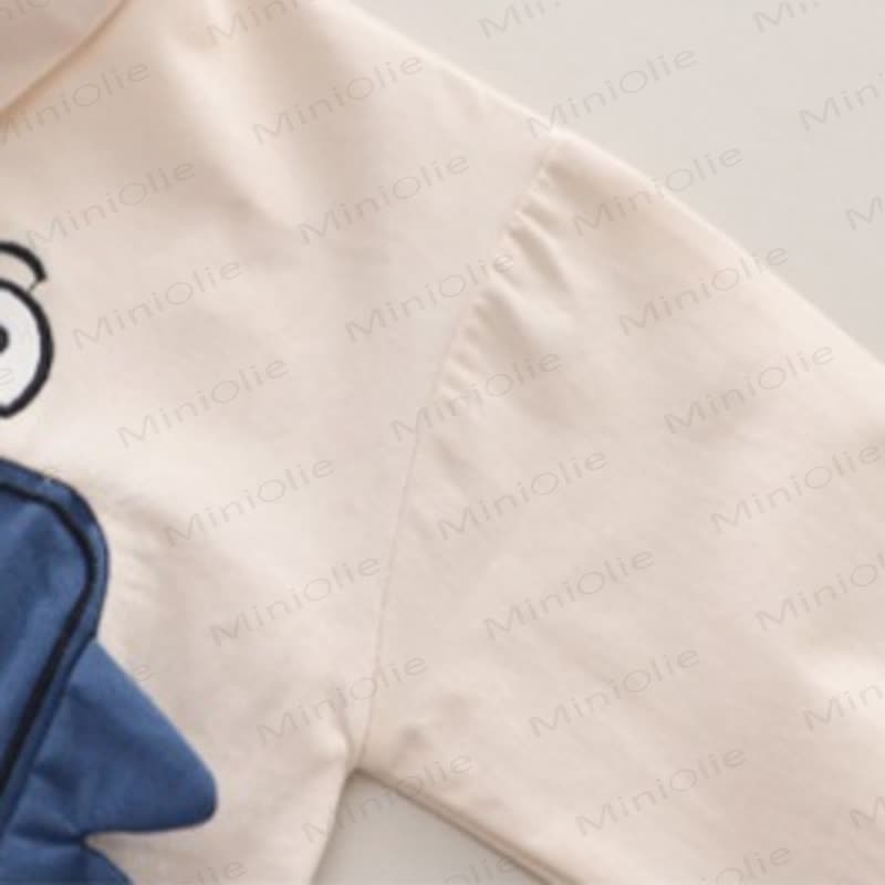 Toddler Baby Dinosaur Applique Shirt and Jogger 2-piece Set - image 6