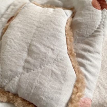 Toddler Baby Bear Quilted Fleece Collar Pyjama 2-piece Set - image 7