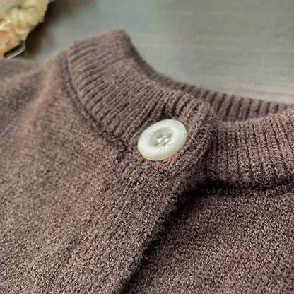 DINNER TIME Toddler Baby Boy Brown Layered Set - image 4