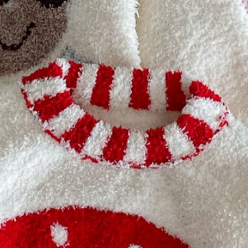 Baby Toddler Cartoon Print Plush Loungewear 2-piece Set - image 13