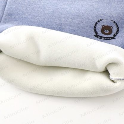 Toddler Bear Warm Fleece Sweatshirt and Jogger 2-piece Set - image 6
