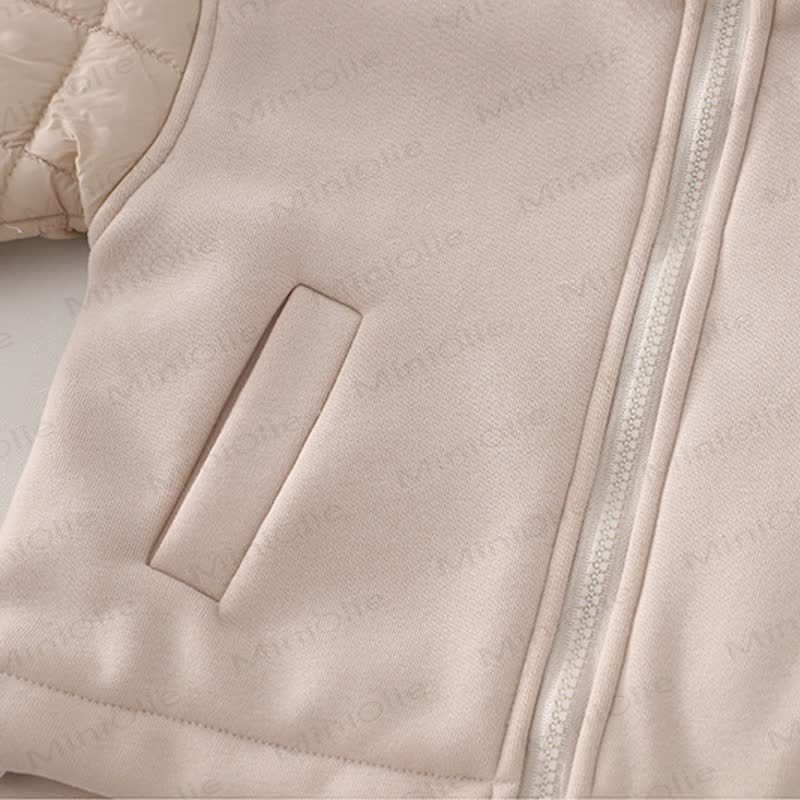 Baby Toddler Fleece Quilted Jacket and Pants 2-piece Set - image 9