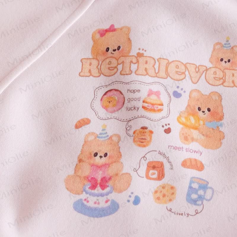 Baby Toddler Pink Bear Ear Hooded and Jogger 2-piece Set - image 8