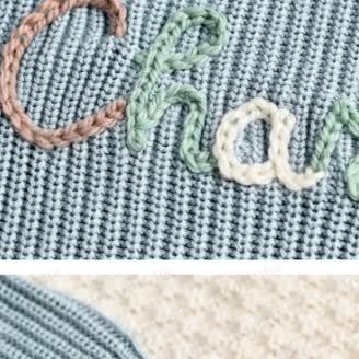 Personalized Baby Name Knit Bodysuit with Hat - image 5