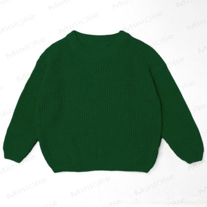 Personalized Baby Name Knit Sweater - Green - 7T - image 11