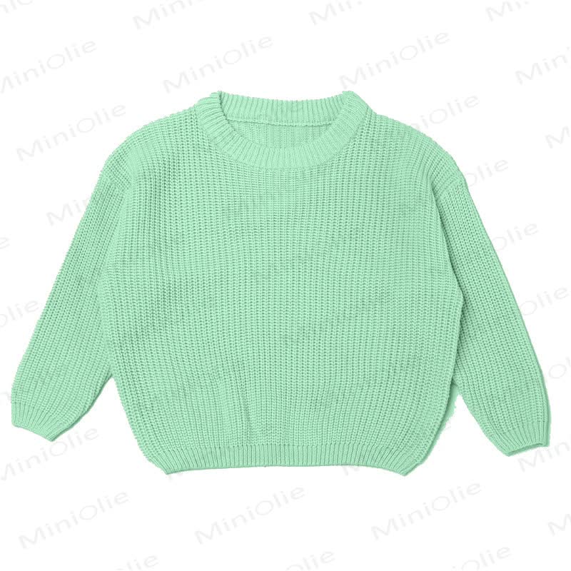 Personalized Baby Name Knit Sweater - Light Green - 7T - image 16