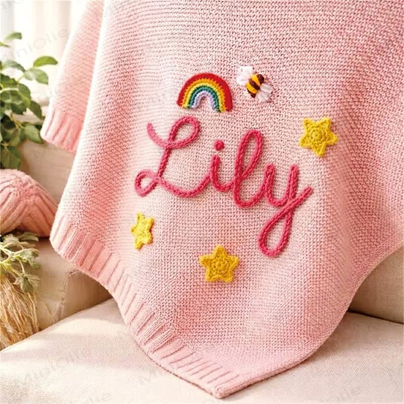 Personalized Baby Name Blanket - image 3