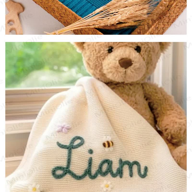 Personalized Baby Name Blanket - image 6