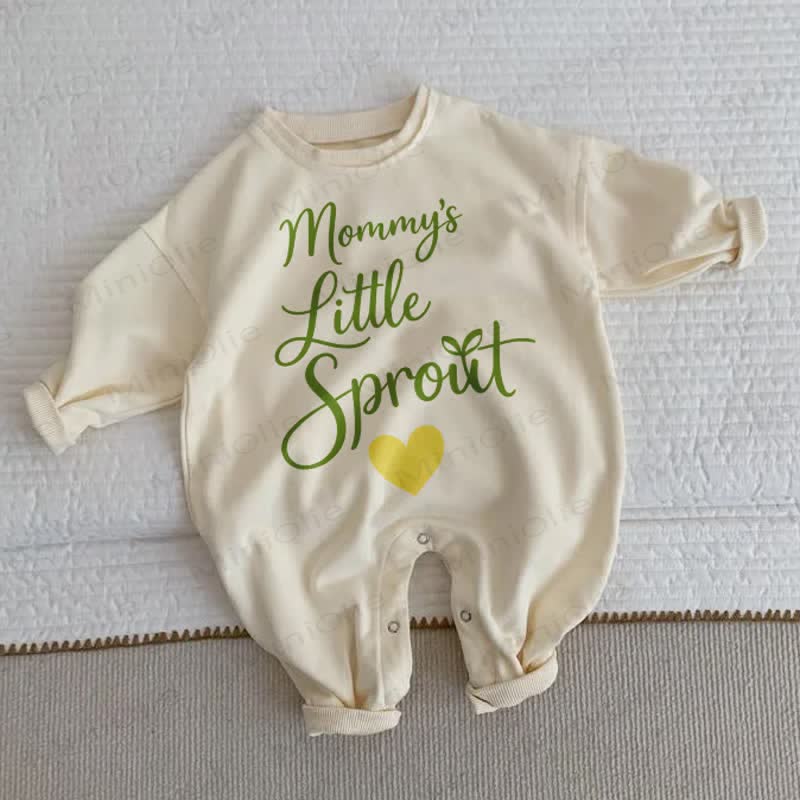 MOMMY'S LITTLE SPROUT Baby Beige Romper - Beige - 2-3T - image 1