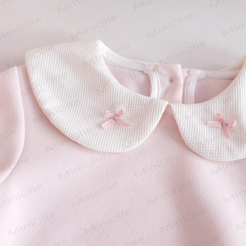 Toddler Girl Pink Peter Pan Cozy Sweatshirt and Pants 2-piece Set - image 3