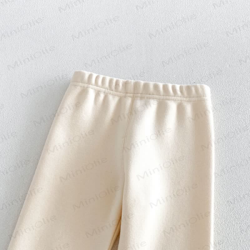 Baby Toddler Bunny Embroidered Fleece Lined Leggings - image 7