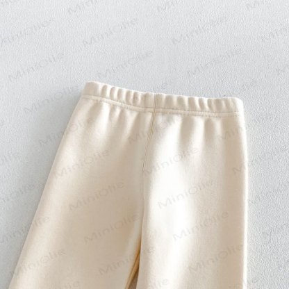 Baby Toddler Bunny Embroidered Fleece Lined Leggings - image 7