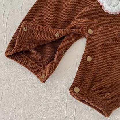 Baby Santa Corduroy Sleeveless Romper - image 29