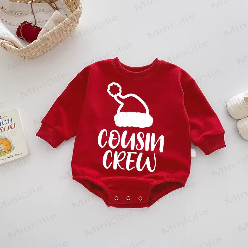 COUSIN CREW Baby Santa Hat Red Bodysuit - Red - 18-24M - image 1