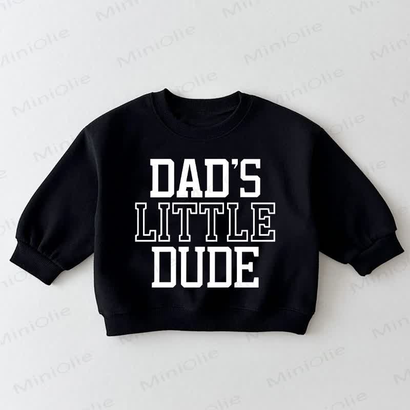 DAO'S LITTLE DUDE Baby Toddler Black Sweatshirt - Black - 3-5T - image 1