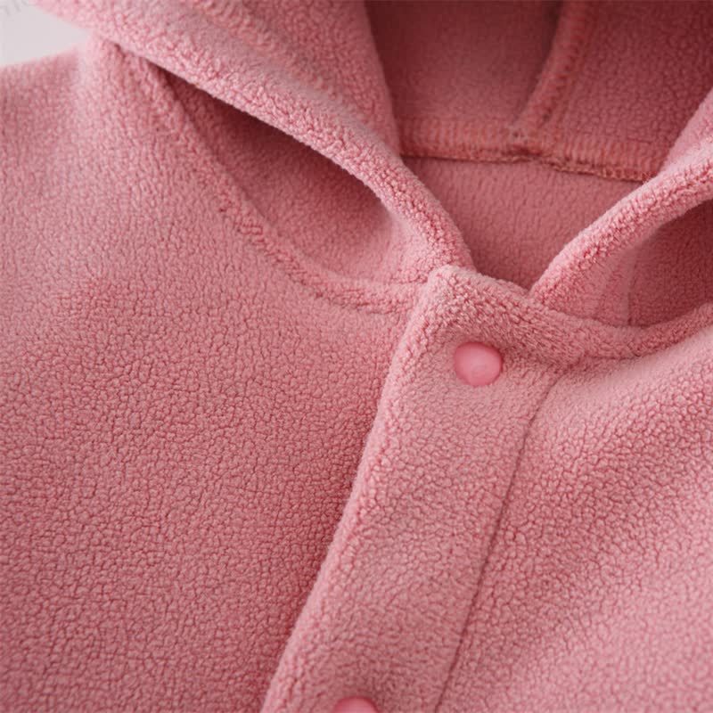 Toddler Bunny Ear Hooded Fleece Jacket  - image 9