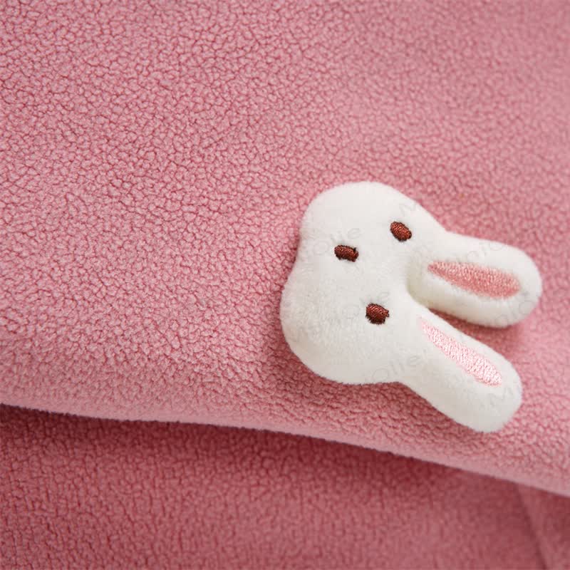 Toddler Bunny Ear Hooded Fleece Jacket  - image 10