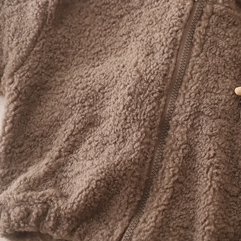 Toddler Baby Bear Fleece Hooded Warm 3-piece Set - image 7