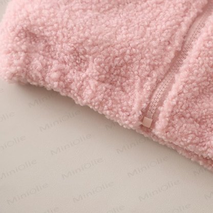 Toddler Baby Bunny Fleece Hoodie 3-piece Set - image 7