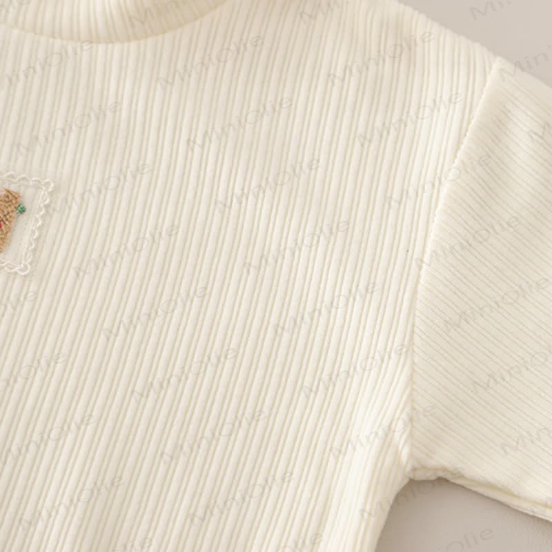 Toddler Baby Bunny Fleece Hoodie 3-piece Set - image 10