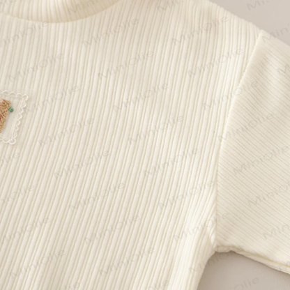 Toddler Baby Bunny Fleece Hoodie 3-piece Set - image 10