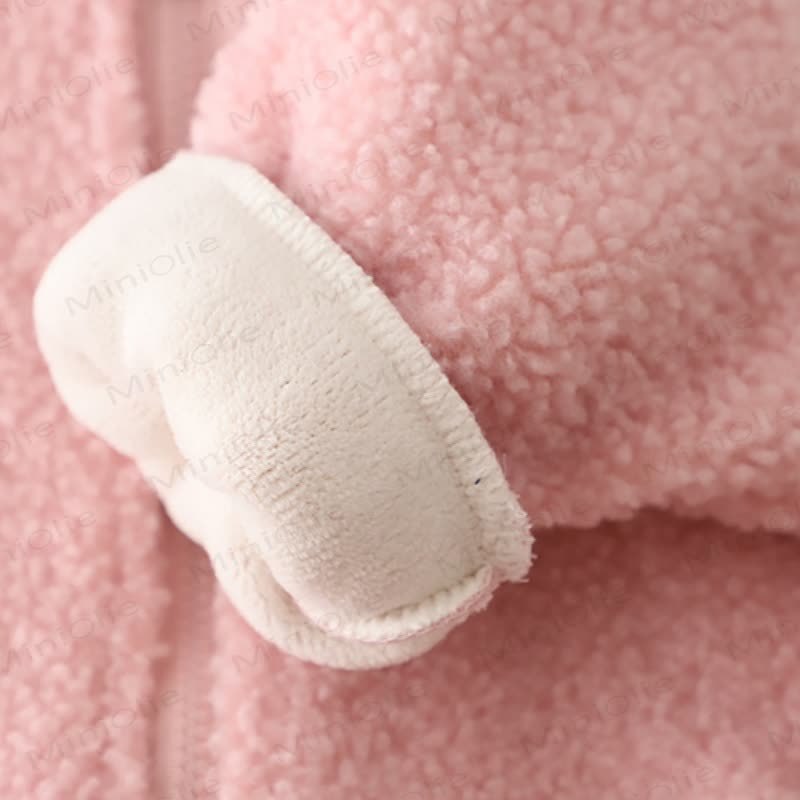Toddler Baby Bunny Fleece Hoodie 3-piece Set - image 8