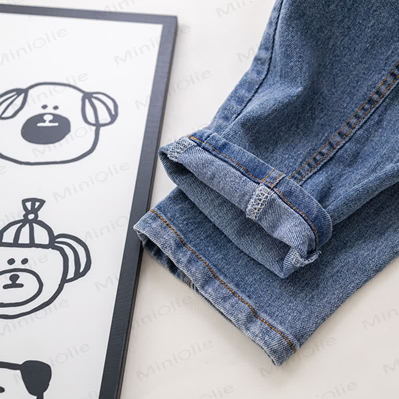 Toddler Baby Lion Patch Jacket and Denim Pants 3-piece Set - image 12