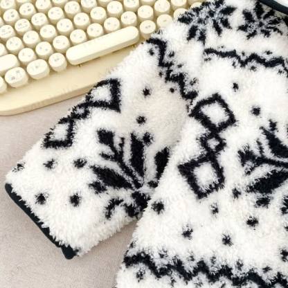 Baby Snowflake  White Hooded Romper - image 8